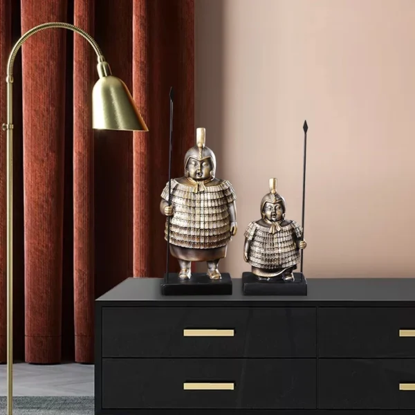 ccf972d59a123fdef88ad1bd8abb89c1.webp Creative Funny Fat Soldier Vintage Ornaments Chinese Living Room Office Tv Cabinet Entrance Home Decorations