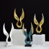 Modern Abstract Money Rolling Tv Wine Cabinet Living Room Decoration Ornaments Golden Office Opening Housewarming Cer