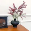 Random Retro Ceramics Plastics Vase Unique Artificial Flowers Vase Ceramic Living Room Art Flower Container Desktop Decor