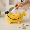 No Anxiety Tissue Box Living Room Coffee Table Household Decoration Creative Paper Box Ceramic Paper Box Light Luxury High Appearance