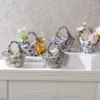 Holly Vase Flowers Retro Ceramic Large Pendulum Decoration Living Room Hydroponic Flower Arrangement Creative Feeling Pastoral Style  Home