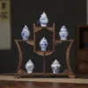 Random Ceramic Ornaments Blue White Porcelain Pendulum Christmas Ornaments Car Decoration Little General Jar Ceramic Creative Pendulum Christmas
