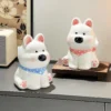 Cute West Highland Tissue Box Living Room Paper Box Ceramic Paper Box Household Coffee Table Bedroom Decoration Napkin Box