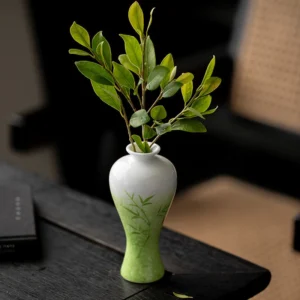 sg-11134201-822zs-micffcvdahhdc3.webp Hand Painted Ceramic Small Vase Tea Room Tea Table Decorations Tea Ceremony Hydroponic Flower Arrangement