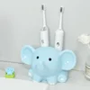 sg-11134201-824ji-mfnm8ezss9oo65.webp Blue Elephant Toothbrush Rack Countertop Ceramics Toothbrush Holders Lovely Toothpaste Stand